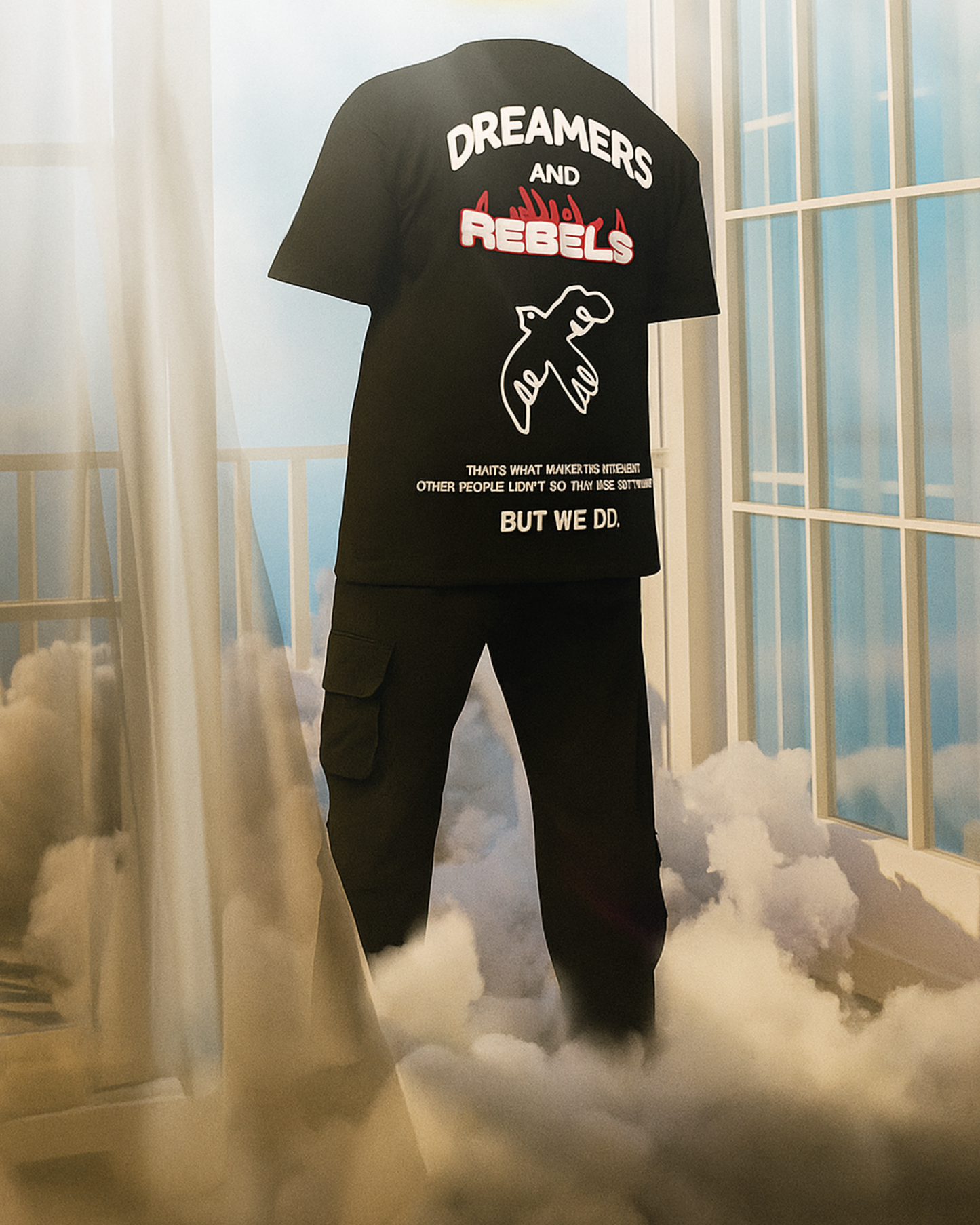 Dreamers and Rebels OVERSIZED T-SHIRT