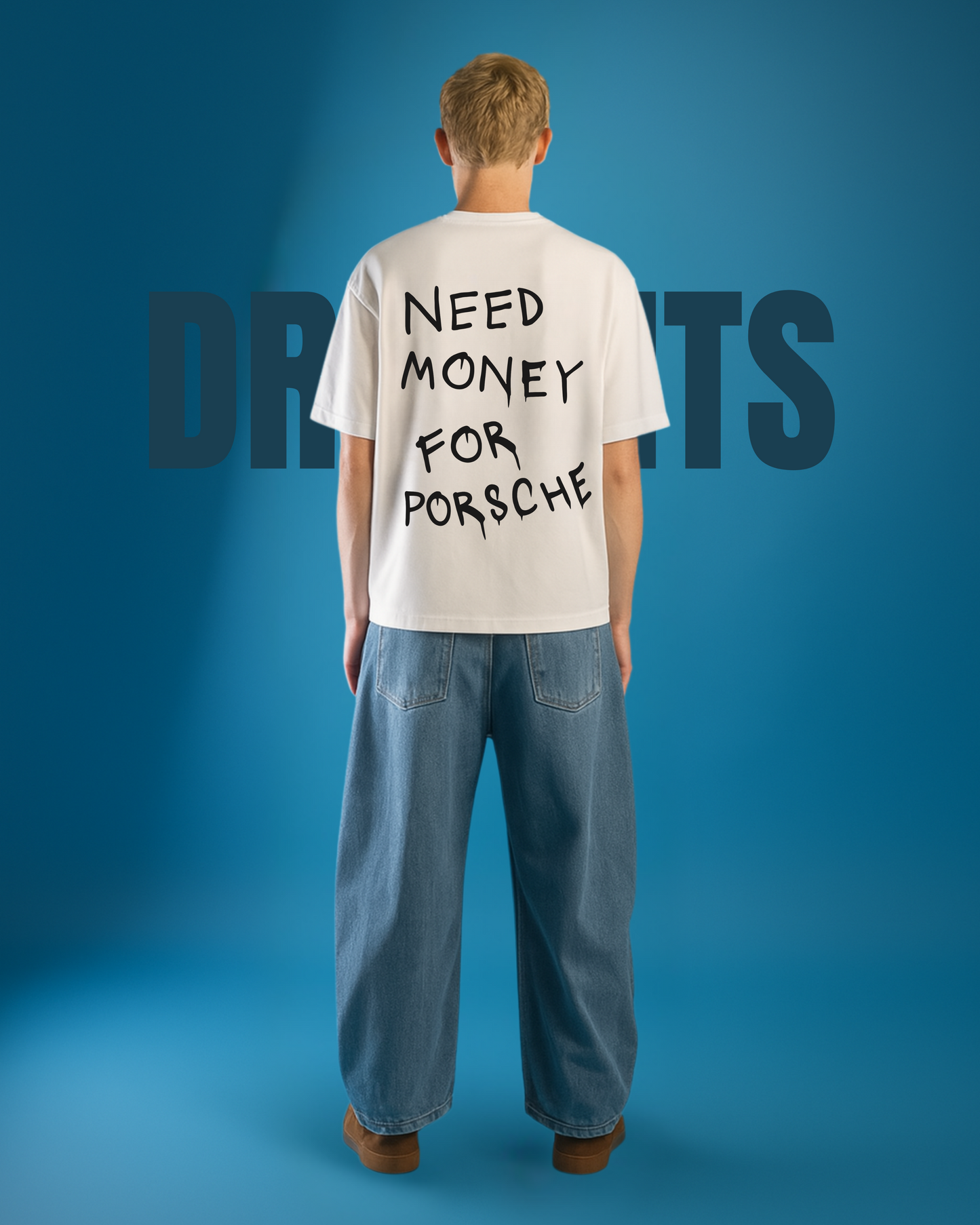 Need Money Perspective OVERSIZED T-SHIRT
