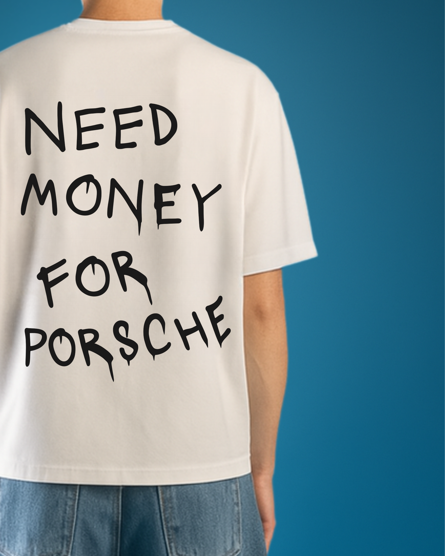 Need Money Perspective OVERSIZED T-SHIRT